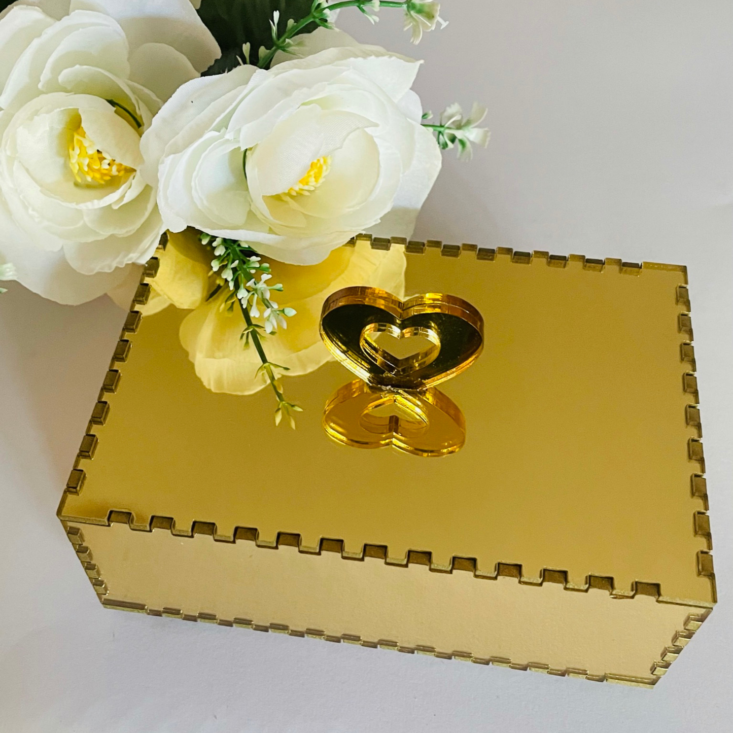 Wedding Guest Book Heart Shape - Drop-in Design