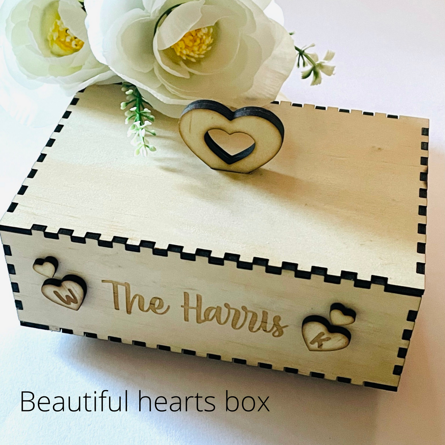 Wedding Guest Book Heart Shape - Drop-in Design