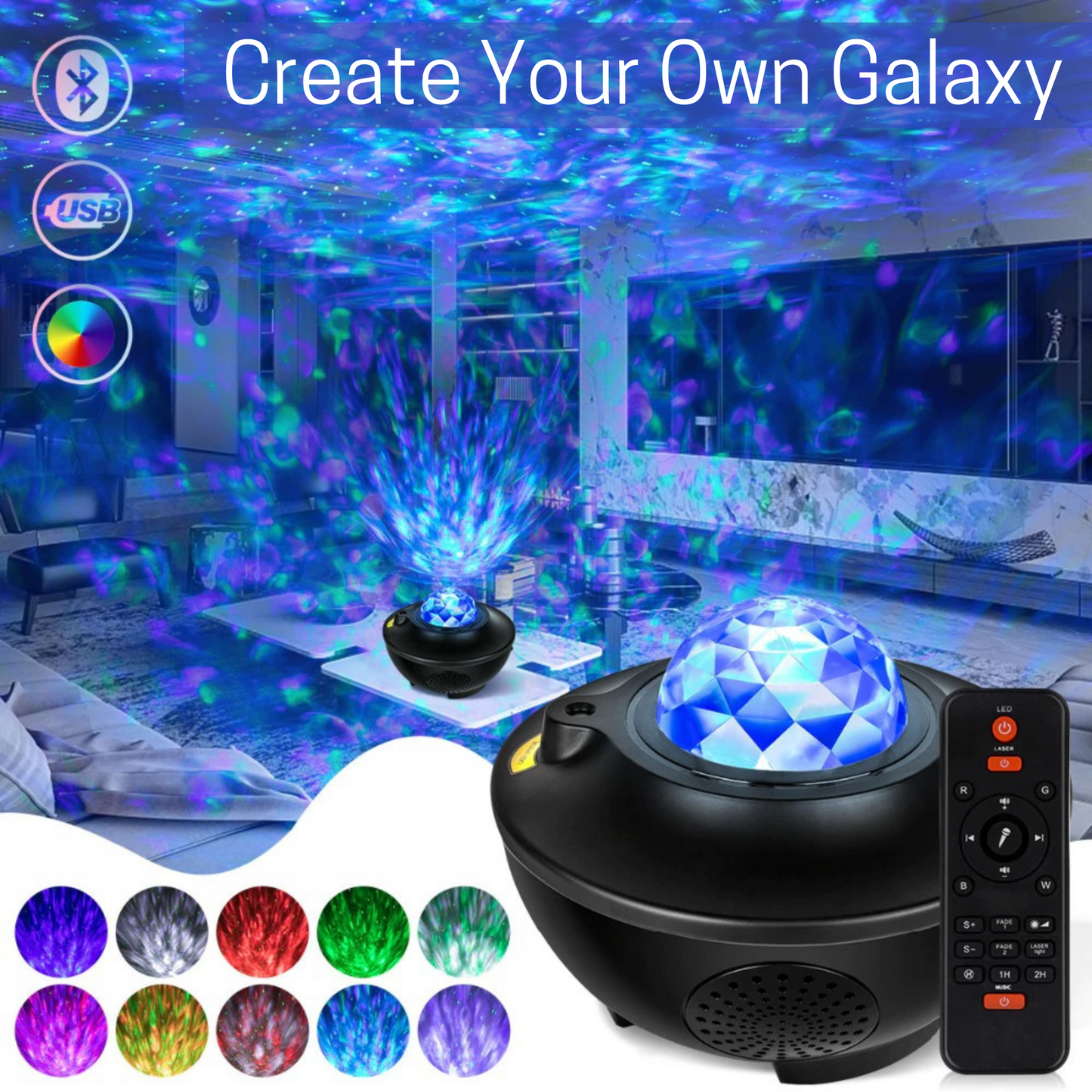 The Galaxy 360 Lamp