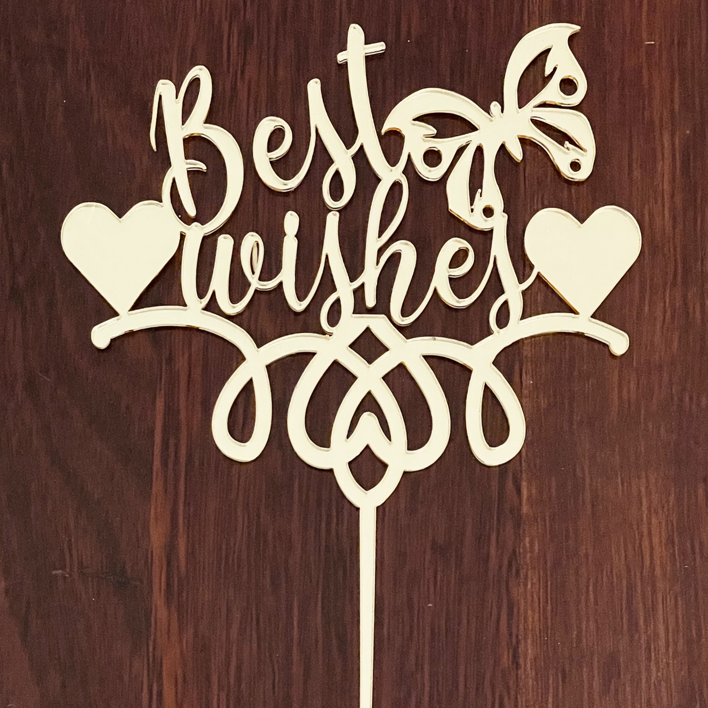 Best Wishes Cake Topper