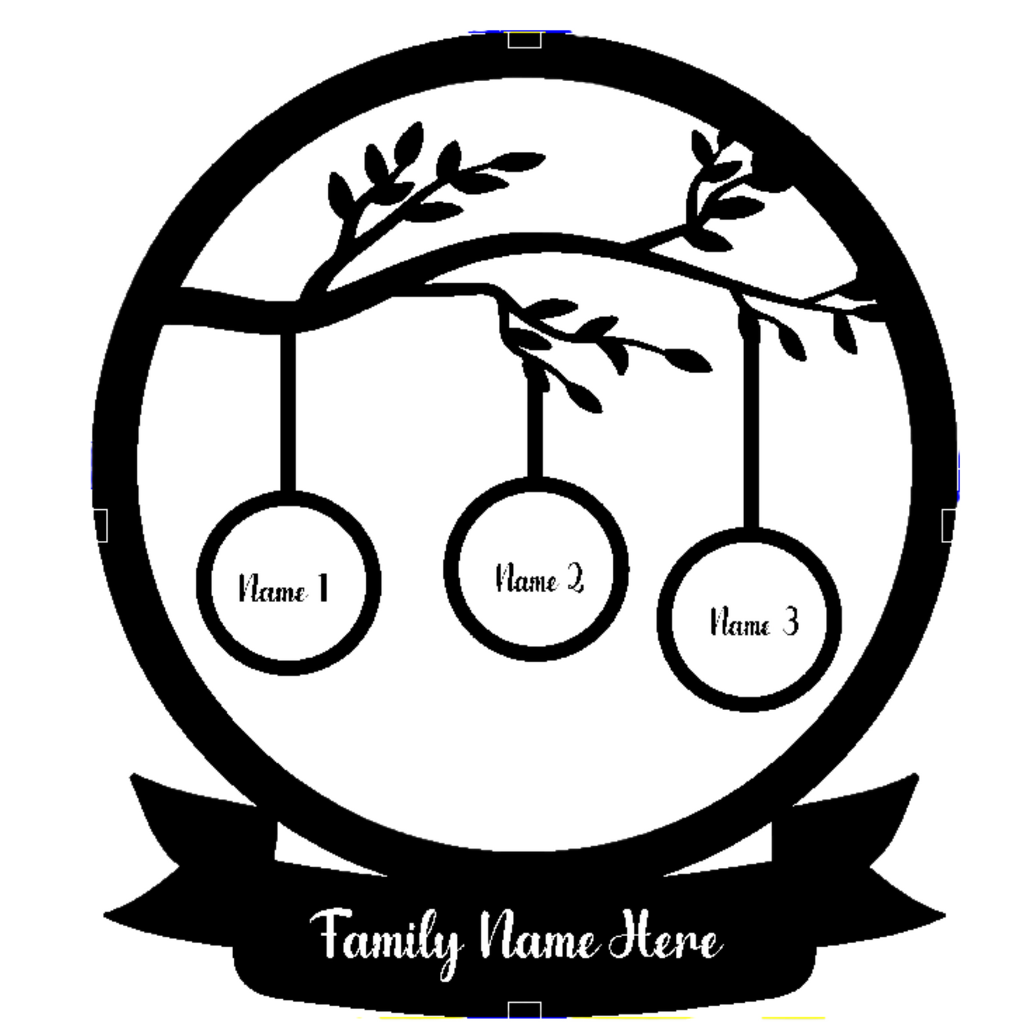 Customized Family Tree LED Lamp Gift - Personalized Gift Idea