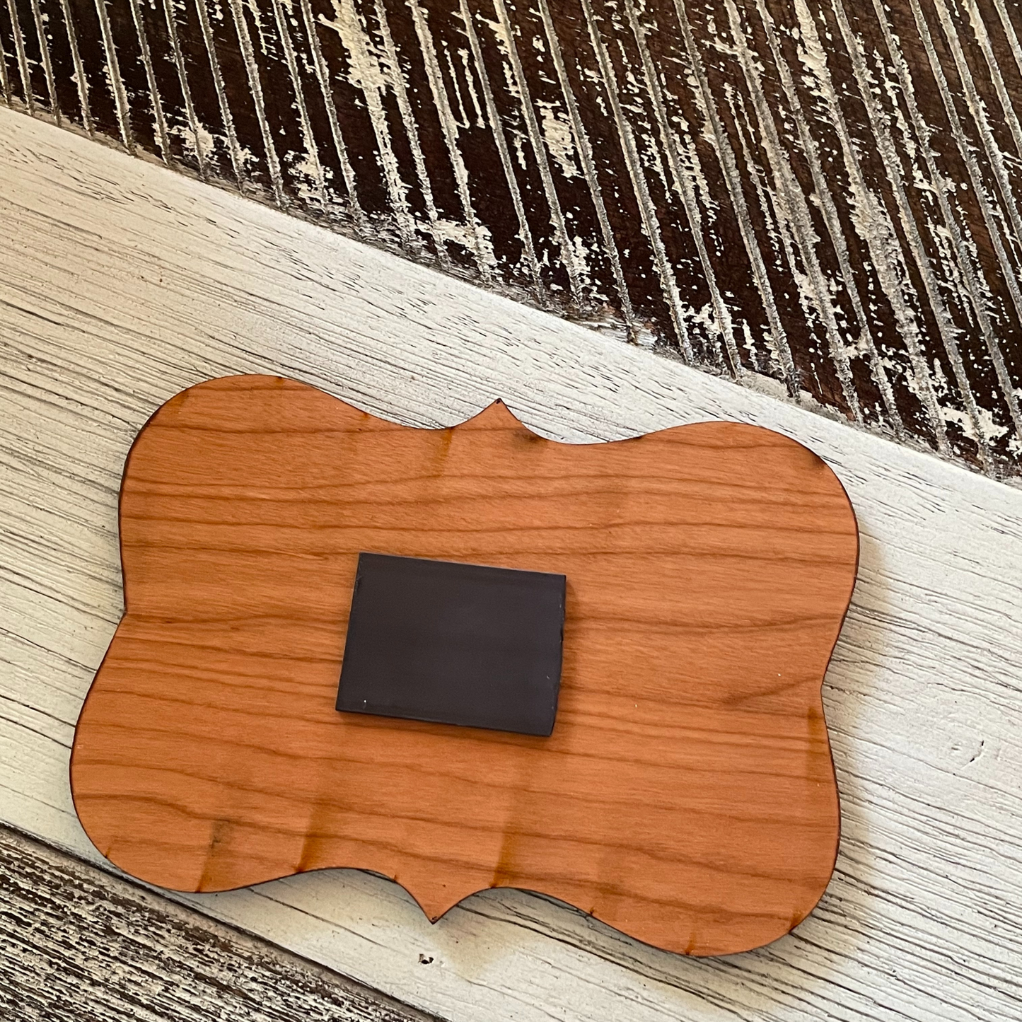 Wooden Royal Save The Date Card For Wedding Anniversary or Engagement Party