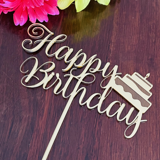 Happy Birthday Cake Topper