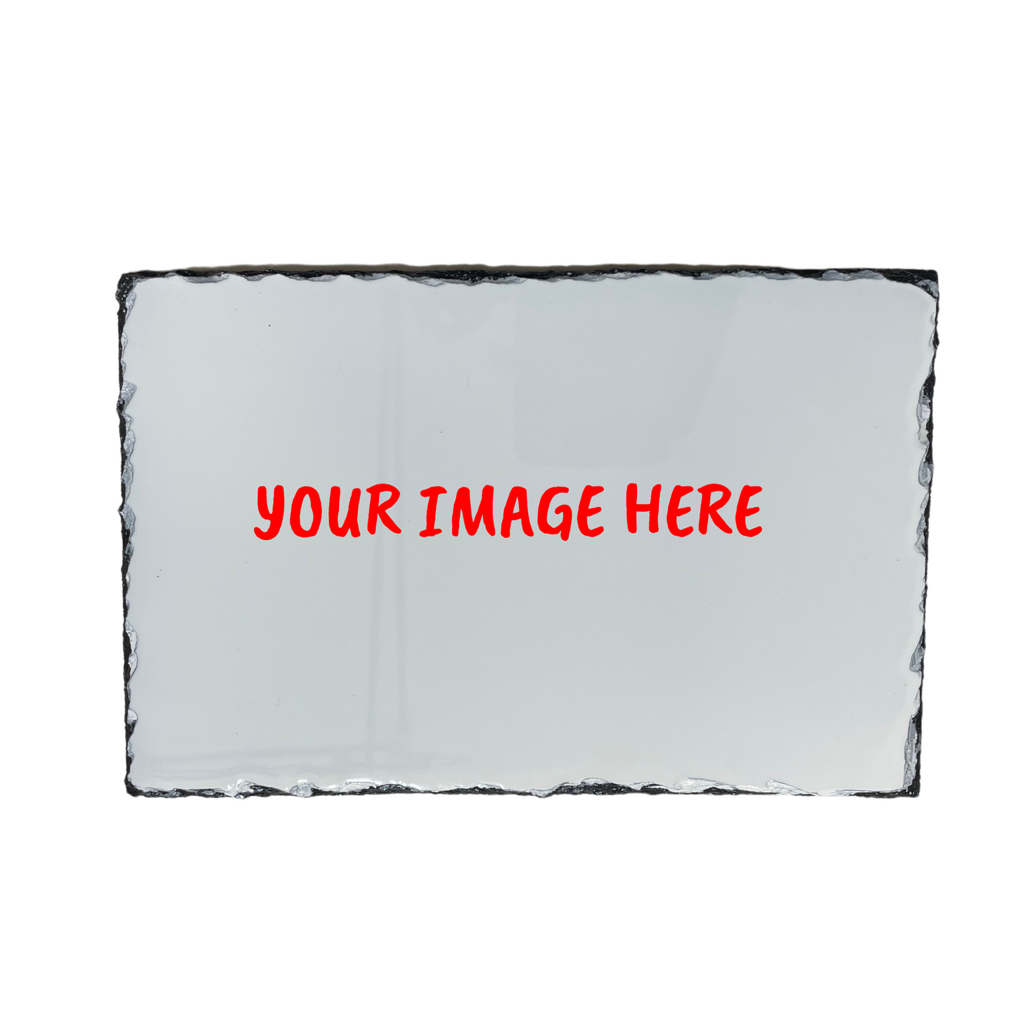 Wedding Portrait On Slate Stone With Stand
