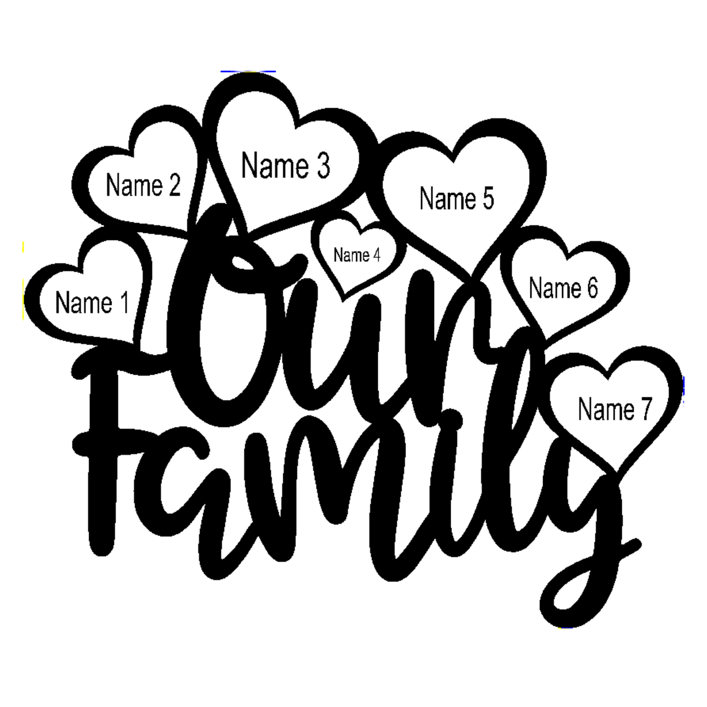 Personalised Family Tree LED Lamp - Personalized Gift Idea