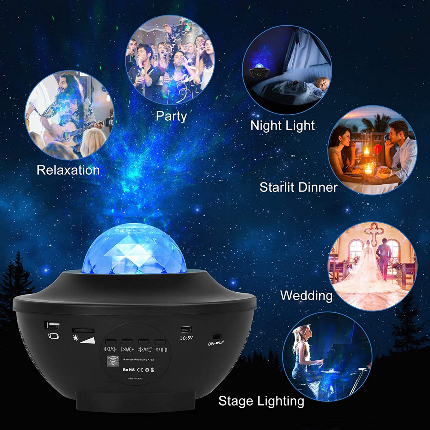 The Galaxy 360 Lamp