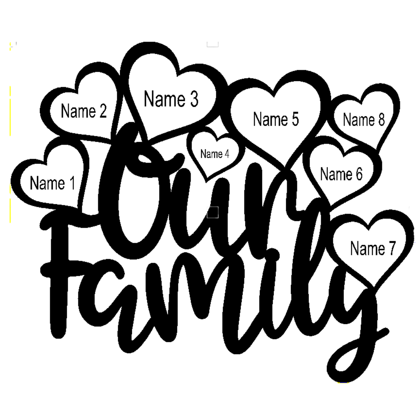 Personalised Family Tree LED Lamp - Personalized Gift Idea