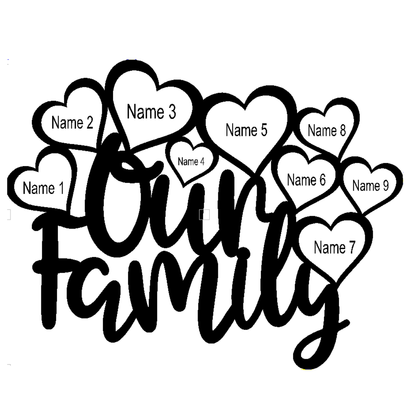 Personalised Family Tree LED Lamp - Personalized Gift Idea