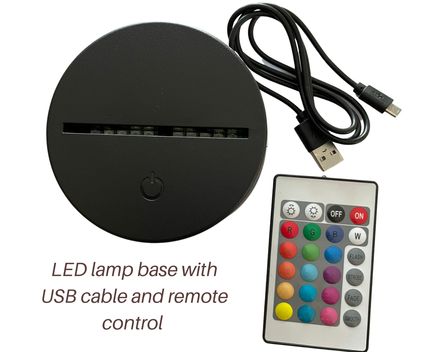 Unique Floral Multicolour Love LED Lamp