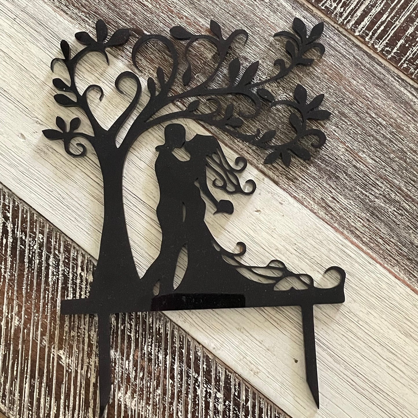 Love Couple Tree of Life Cake Topper