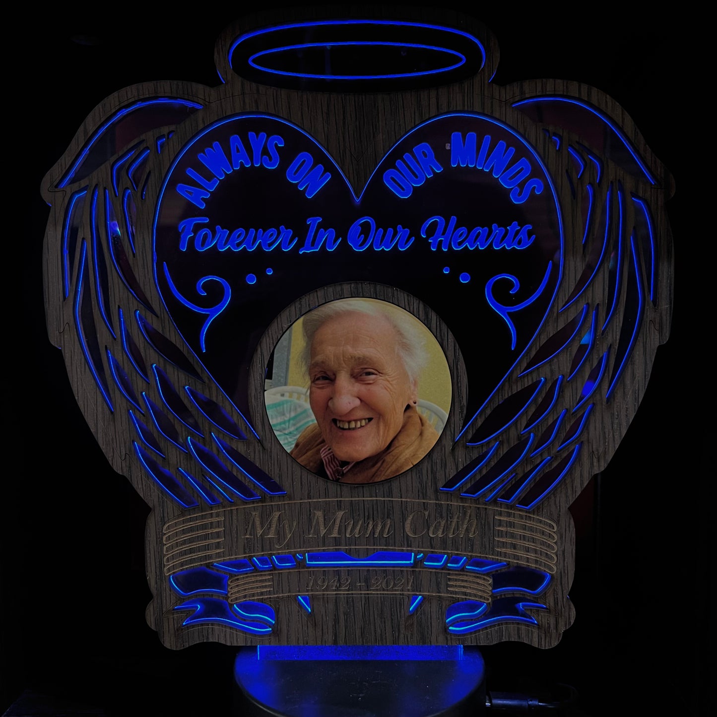 Always In Our Minds Memorial LED Lamp