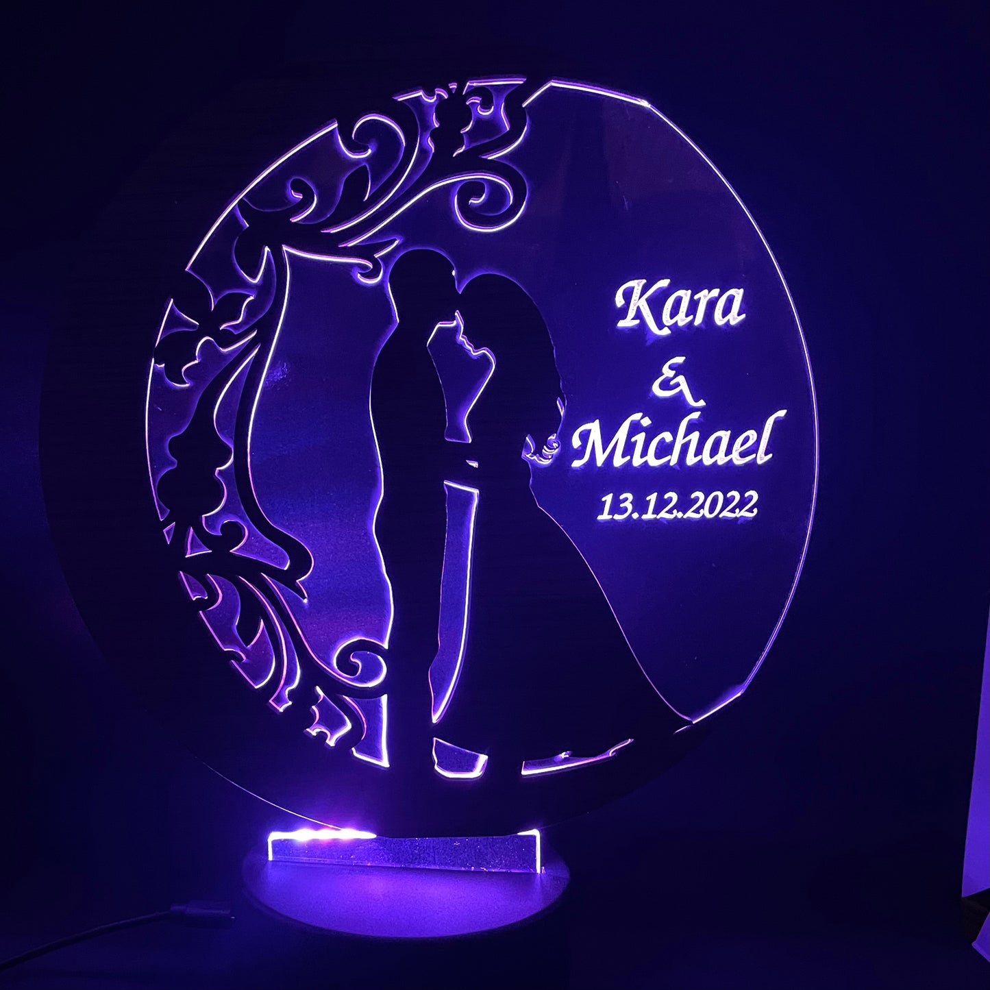 Moon Couple LED Lamp