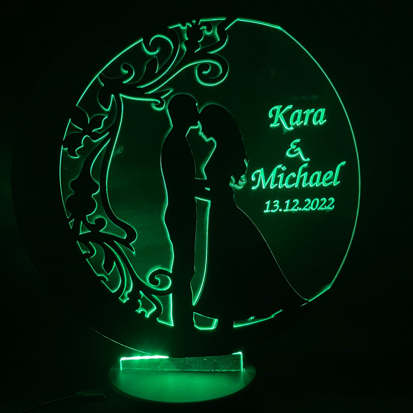 Moon Couple LED Lamp