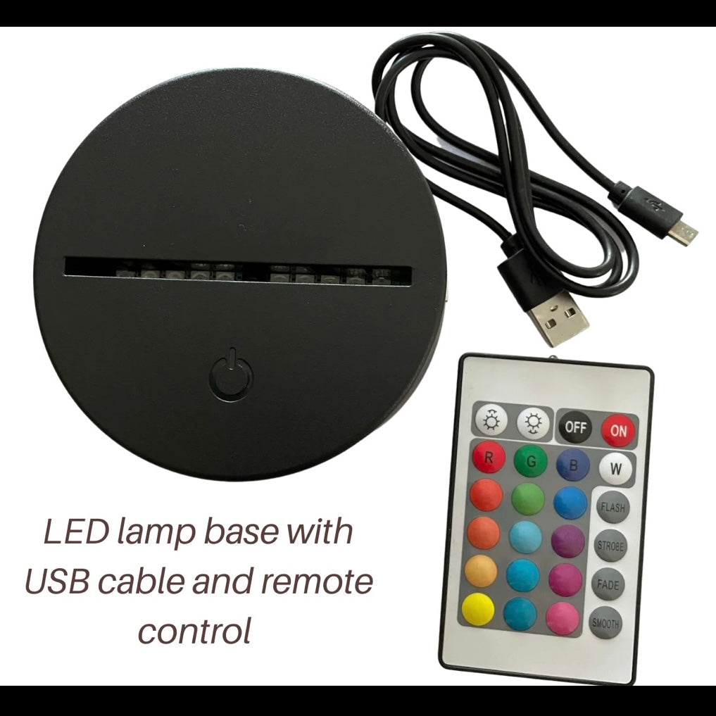 Moon Couple LED Lamp