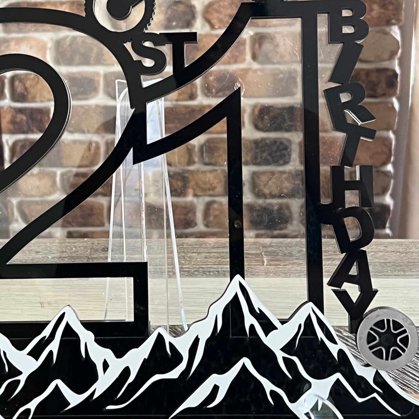 Happy 21st Birthday Guest Book Motocross Theme