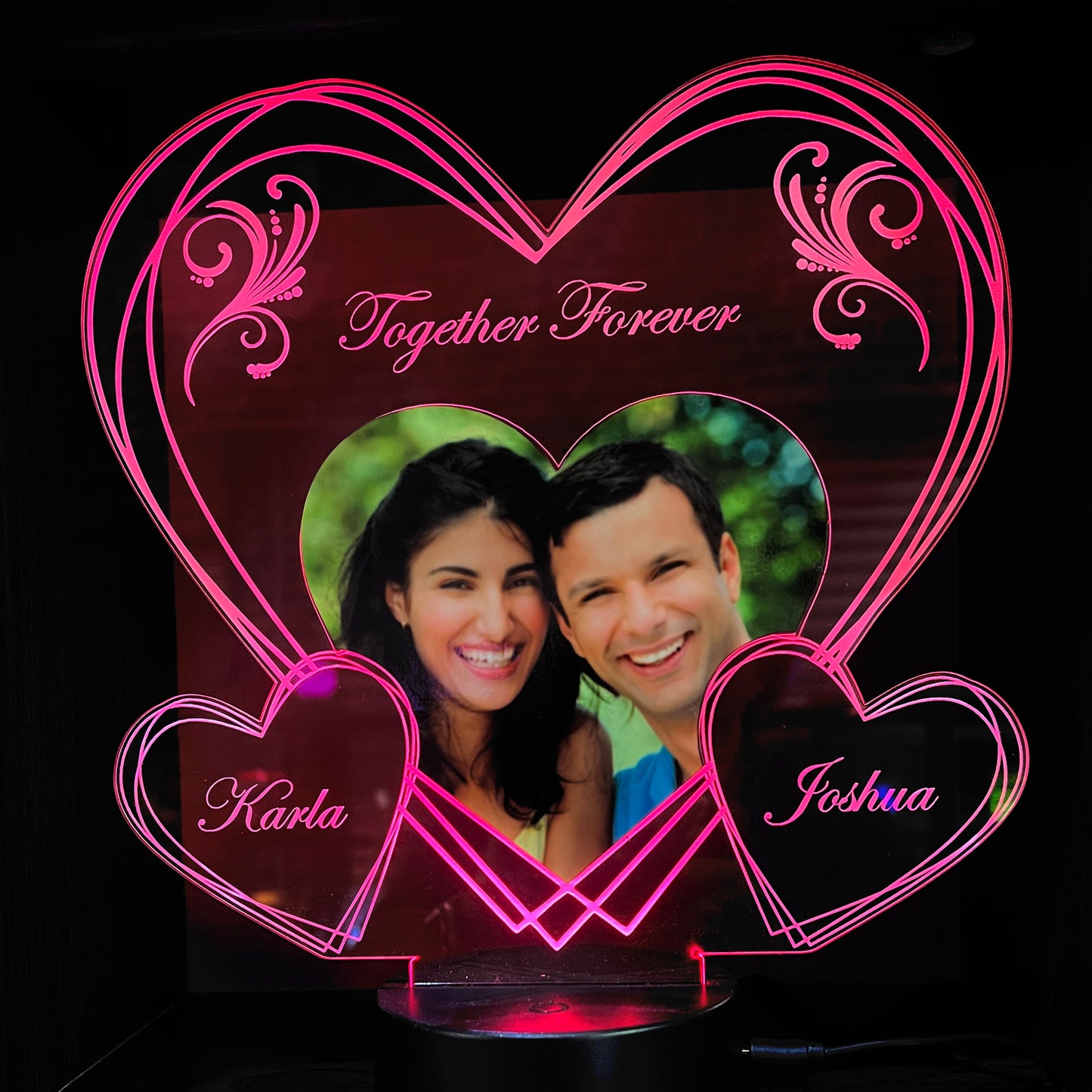 Love Couple LED Lamp for Wedding and Anniversary