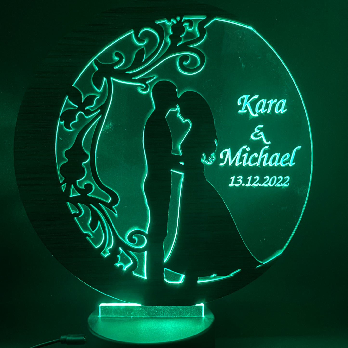 Moon Couple LED Lamp