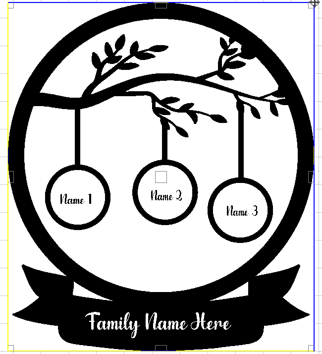 Customized Family Tree LED Lamp Gift - Personalized Gift Idea