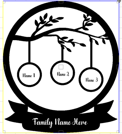 Customized Family Tree LED Lamp Gift - Personalized Gift Idea