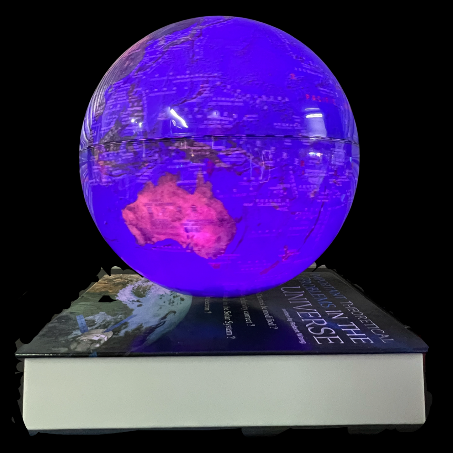 Levitating Earth Globe Colour Changing