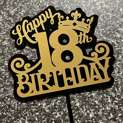 18th Birthday Cake Topper