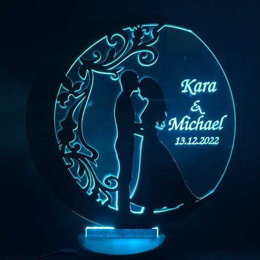 Moon Couple LED Lamp